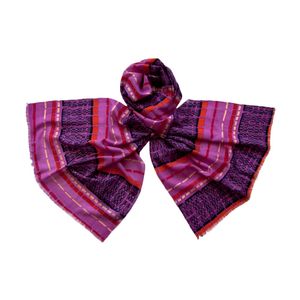 Палантин Tranini из шерсти и шелка 0552