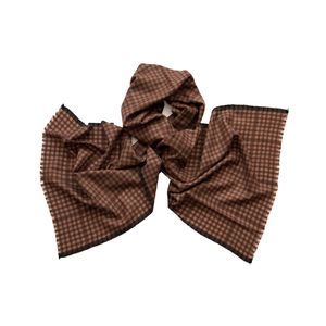 Шарф мужской шерстяной Tranini 01331 коричневый