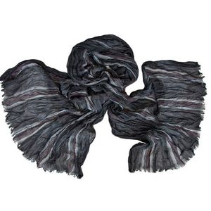 Мужской жатый шарф Tranini 0428 PAL 2 из хлопка с вискозой