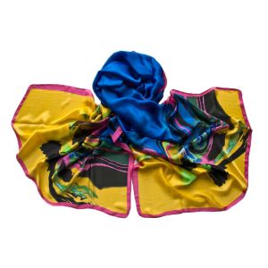 Палантин женский шёлковый Tranini  1055