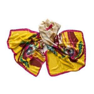 Палантин женский шёлковый Tranini  1051