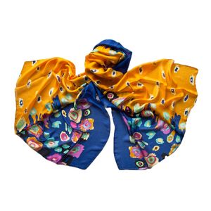 Палантин женский шёлковый Tranini  1228