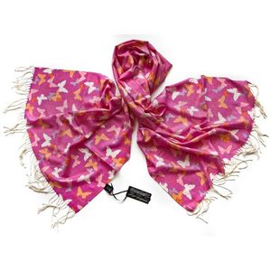 Палантин Tranini 0128 PAL 8  шелк и  шерсть