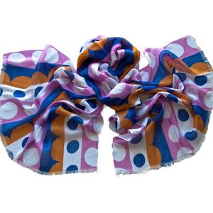 Палантин Tranini 0902 PAL 3 лен и  вискоза