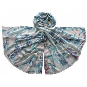 Палантин Tranini 1954 PAL 1 хлопок и  вискоза