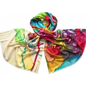 Палантин Tranini 0801 PAL 9  шелк и  шерсть