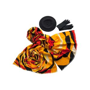 Комплект женский Tonak+Tranini  берет+палантин+перчатки 39012