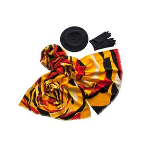 Комплект женский Tonak+Tranini  берет+палантин+перчатки 39013