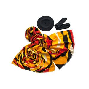 Комплект женский Tonak+Tranini  берет+палантин+перчатки 39014