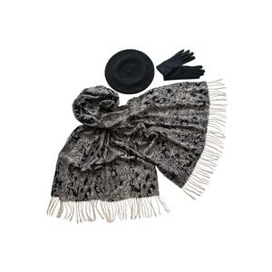 Комплект женский Tonak+Tranini  берет+палантин+перчатки 39042