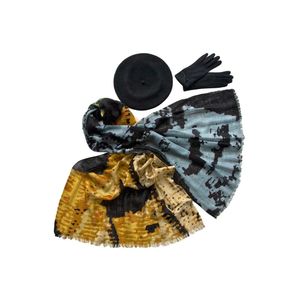 Комплект женский Tonak+Tranini  берет+палантин+перчатки 39039