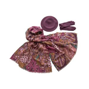 Комплект женский Tonak+Tranini  берет+палантин+перчатки 39032