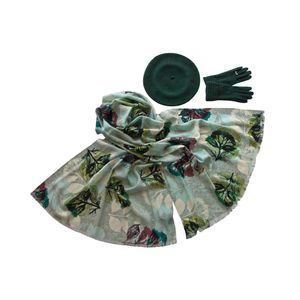 Комплект женский Tonak+Tranini  берет+палантин+перчатки 45044