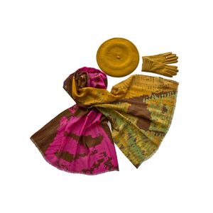 Комплект женский Tonak+Tranini  берет+палантин+перчатки 45033