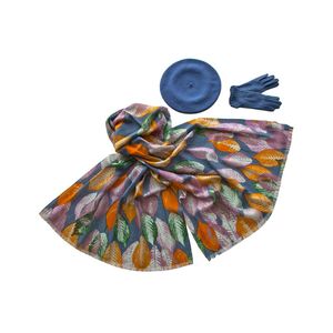 Комплект женский Tonak+Tranini  берет+палантин+перчатки 45075