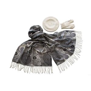 Комплект женский Tonak+Tranini  берет+палантин+перчатки 45060