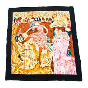 Платок картина Tranini из шелка 0201 PLATOK 3