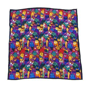 Платок картина Tranini из шелка 0304 PLATOK 3