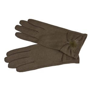 Перчатки женские шерстяные Tranini 02701 PERCH трикотажные