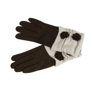 Перчатки женские шерстяные Tranini 30302 PERCH трикотажные