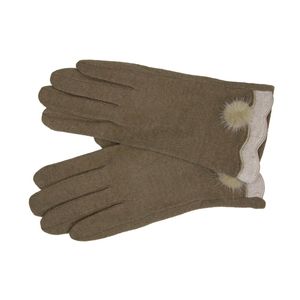 Перчатки женские шерстяные Tranini 30702 PERCH трикотажные