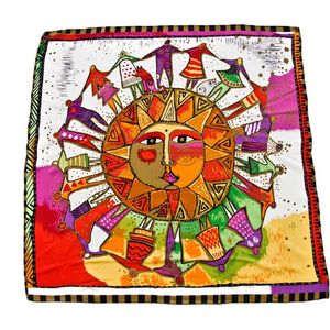 Платок картина Tranini из шелка 0452 PLATOK 3