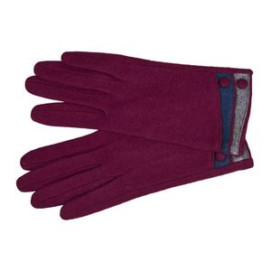 Перчатки женские шерстяные Tranini 30974 PERCH трикотажные