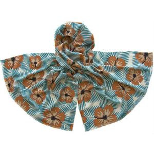 Шерстяной палантин Tranini  2326 PAL 7 голубой