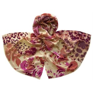 Шерстяной палантин Tranini 2202 PAL 7 розовый