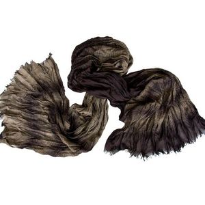 Мужской жатый шарф Tranini 0376 PAL 2 из хлопка с вискозой