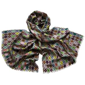 Палантин Tranini из шёлка и шерсти 0776