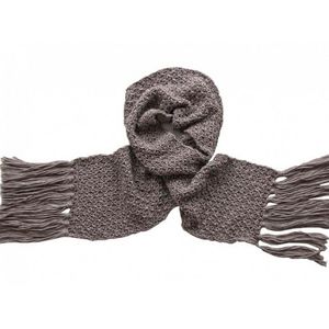 Шарф женский крупной вязки Tranini 7026  ART-1499S  из альпаки и шерсти