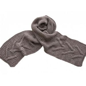 Шарф женский крупной вязки Tranini 7051  ART-1575  из альпаки и шерсти