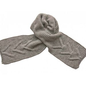 Шарф женский крупной вязки Tranini 7055  ART-1575  из альпаки и шерсти