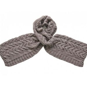 Шарф женский крупной вязки Tranini 7078  ART-1578  из альпаки и шерсти