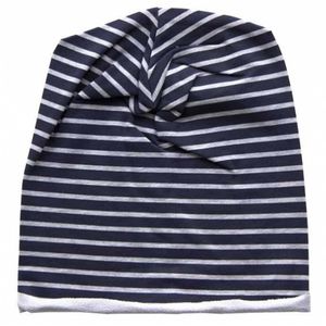 Шапка трикотажная Tranini 0851сине-белая