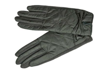 Перчатки женские Tranini 00301 трикотажные с плащёвкой серые