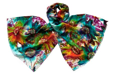 Палантин Tranini из шёлка и шерсти 0001