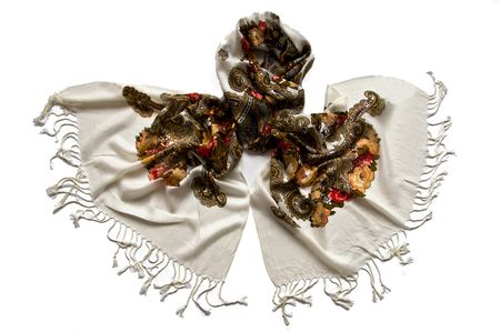 Хлопковый палантин Tranini 0580 PAL 3