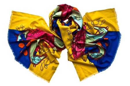 Палантин шерсть премиум Tranini 0576 PAL 9