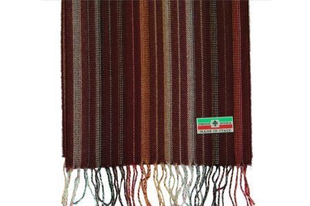 Шарф мужской  Tranini из шерсти 30702   коричневый