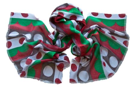 Палантин Tranini из льна и вискозы 0903