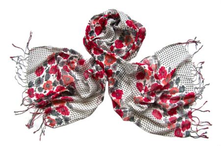 Палантин Tranini из льна и вискозы  0822