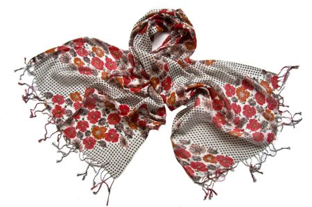 Палантин Tranini из льна и вискозы  0823