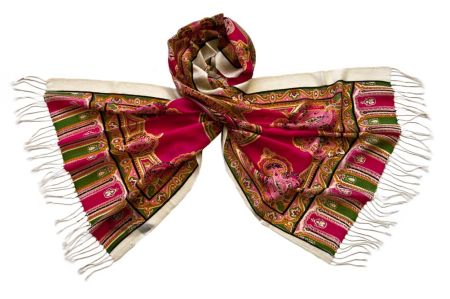 Палантин Tranini женский шерстяной розовый 1202 Палантин Tranini женский шерстяной розовый 1202