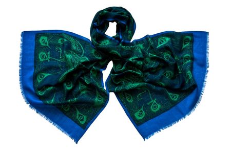 Палантин Tranini  из шерсти и шёлка 0452