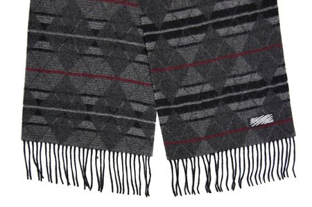 Шарф мужской кашемир Tranini 30063 серый