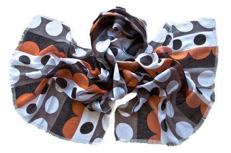 Палантин Tranini из льна и вискозы  0906