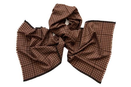 Шарф мужской шерстяной Tranini 01331 коричневый