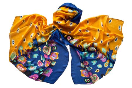 Палантин женский шёлковый Tranini  1228